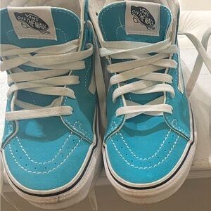 Vans Kids High-Top Sneakers - Teal/White